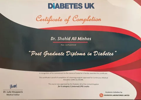 Post Graduate Diploma in Diabetes, Diabetes UK